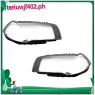 1Pair Car Front Headlight Lens Shell Lampshade for  X3 E83 2006-2010 Head Light Lamp Transparent Cov
