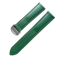 SKM Watch Band for Cartier Tank Solo Men Lady Deployant Clasp Watch Strap Genuine Leather Soft Watch