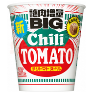 日本 日清Big Chili Tomato合味道杯麵 (辣番茄味)107g （新舊包裝隨機發貨）到期日2026-6-20