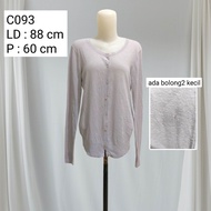 Thrift PL preloved second atasan blouse kemeja kaos sweater outer cardigan dress C50