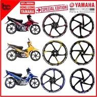 YAMAHA Y125ZR ORIGINAL SPORT RIM / MOTORCYCLE CAST WHEEL / BLUE / RED / YELLOW / 125Z 5XK / 100% HLY