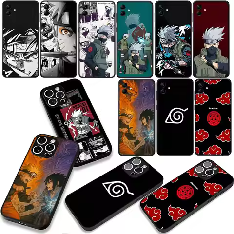 Kakashi Narutos Akatsuki Sasuke Phone Case for Samsung Galaxy S25 S23 S22 S24 FE Ultra Plus A56 A05 