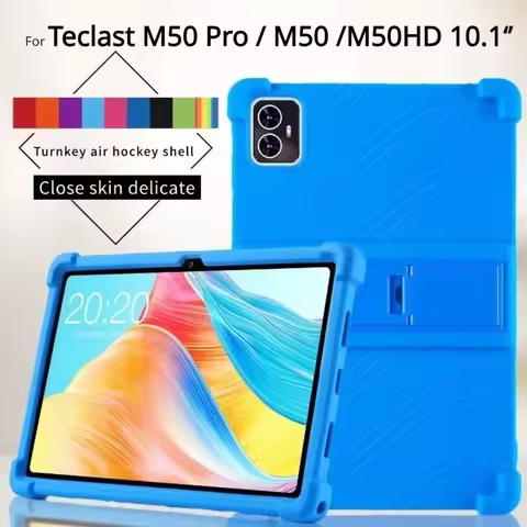 Soft Cases for Teclast M50 Pro Tablet Case Shockproof Silicon Stand Protective Shell for Teclast M50