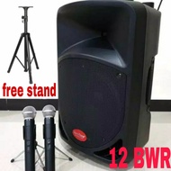 Speaker Aktif Portable Bluetooth Baretone 12bwr 12 inch Original