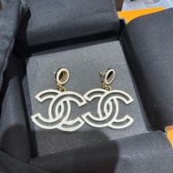 Chanel 9成新 大C logo 耳環