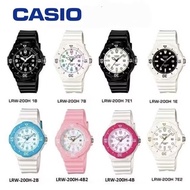 Casio Kids Watches LRW-200H SERIES [2YEARS WARRANTY] Casio Analog Watches LRW-200H-4B LRW-200H-7B LR