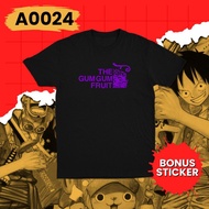 One Piece The Gum Fruit Luffy Anime T-Shirt A0024