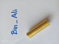 sok drat baut 10 kuningan recoil baut 10 perbos baut 10 shok drat baut cvt m6 x m8 recoil baut rengk