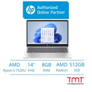 HP 14-EM0043AU/0044AU Laptop (Nature Silver/ Warm Gold) | AMD Ryzen 5 7520U | 8GB RAM 512GB SSD | 14