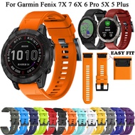 26mm Replacement Bands For Garmin Fenix 6 6X Pro 5 5X Plus 7 7X 3HR 945 Strap Smartwatch Watchband Q