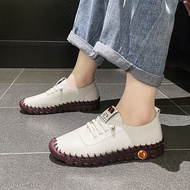 New Cross-Border Large Size Spring Summer / Hot Sale Stitched Cow Tendon Soft Sole Mother Women's Ca