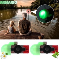 IARMARIOQR Fishing Light Alarm, Sensitive LED Signal Fishing Pole Alarm, Durable Luminous Indicator 