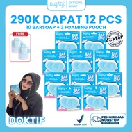 [READY STOCK] 10 Pcs Brighty Glow & Bright Bar Soap Body whitening Bath Soap Brightening Soap whiten