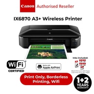 Canon PIXMA iX6870 Advanced Wireless Office Printer High performance Ultra-compact wireless A3 printer 5-single Inks