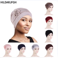 HILDARJFGH Women Hijab Comfort Scarf Cap Softness Cancer Chemo Beanies Cap