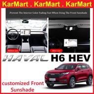 Haval H6 HEV Front Sunshade UV Cut MAGNET Sun Shade Custom Fit Magnetic Sunshade 6 Pcs/Set Accessori