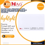 MAG Barrier XClone Encrypted Dual Frequency Card UHF 919 MHz + MF 13.56MHz Not Writable CDUM133L