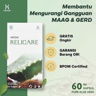 Heion Relicare 60 KAPSUL - Solusi Ampuh Asam Lambung  Maag  dan Gerd BPOM HERBAL ALAMI Lambung