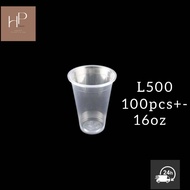 Benxon Disposable Cup for 16oz. 100Pcs+- Cawan Air Benxon, Clear.