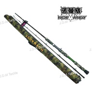 NEW NORMANDY fishing rod 雷族 LZ0-76SH GREEN 2 Piece 7'6 Heavy PE 4-10 Baitcasting Rod PACKING WITH PV