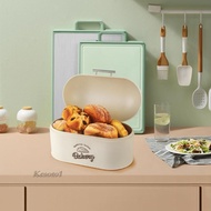 [Kesoto1] Metal Bread Box Bin Bread Box Bread Storage Container Bin Farmhouse Bread Box for Cake Pan