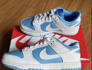 🔝Nike dunk low ESS Reverse UNC 漆皮反轉北卡藍