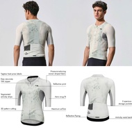 Genuine Valore Monton men's and women's Motion White cycling shirt, short-sleeved, super light, full