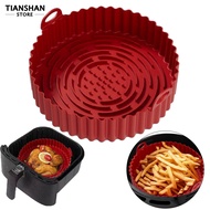 Tianshan Air Fryers Basket Non-stick Reusable High Temperature Resistance Bakeware Anti-stick Grill Pan for Bakery