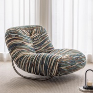 Balcony Lazy Sofa Iron Art Rocking Chair Vintage Caterpillar togo Casual Internet Celebrity Single C