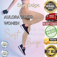 WOMEN AULORa PANTS with Kodenshi SOFT BEIGE color 100% BE Aulor@ Pant Legging Seluar Perempuan