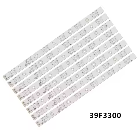 New 8PCS/lot 6LEDs 6V 380mm 39" LCD TV backlight strip For T C L(TMT)39F3300-8*6 4C-LB3906-YH2 4C-LB