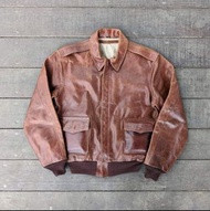 A2 leather jacket 馬革 飛行皮衣夾克 韓國製 schott aero Eastman Lewis buco red wing air force