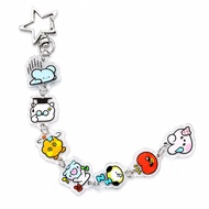 LINE FRIENDS | BT21 Cooky RJ Mang Chimmy Tata Cute Cartoon Creative Accessories Car Keychain Backpac