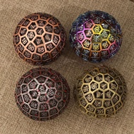 【现货】新款2026跑团金属骰子巨型D100面骰子[In Stock] New 2026 Metal Dice for Role-Playing Games, Giant D100 Dice