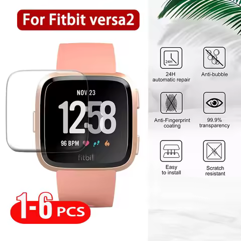 Soft Hydrogel Film For Fitbit Versa 2 Screen Protector Anti-scratch Protective Film For Fitbit Versa