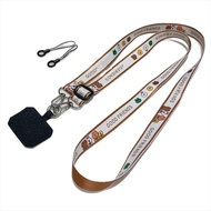 LMS70 ลายการ์ตูน สายคล้องโทรศัพท์แบบคาดตัว การปรับแต่ง ถอดออกได้ สายคล้องโทรศัพท์มือถือ อุปกรณ์เสริม