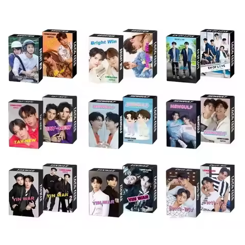 30 Pcs/Set Thailand Stars CP Lomo Card Mewgulf Earthmix Offgun Mini Postcard Photo Cards Fans Collec