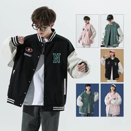 HUILISHI Korean style loose retro unisex baseball jacket