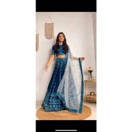 Readymade *Dandiya Night Lehngha choli * Gorgette Lehengha Choli with dupata