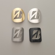 Bike Badges Bridgestone Soft Aluminum Fabrication Stickers BMX Cycling Accessories DIY Decor