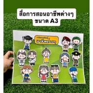 Various Career Teaching Media A3 Size