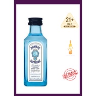 BOMBAY SAPPHIRE London Dry Gin Miniature GLASS BTL