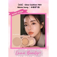 READY STOCK‼️FAST SHIP🔥🇰🇷 【3CE】 Glow Cushion #001  Warm Ivory ｜小奶壳气垫