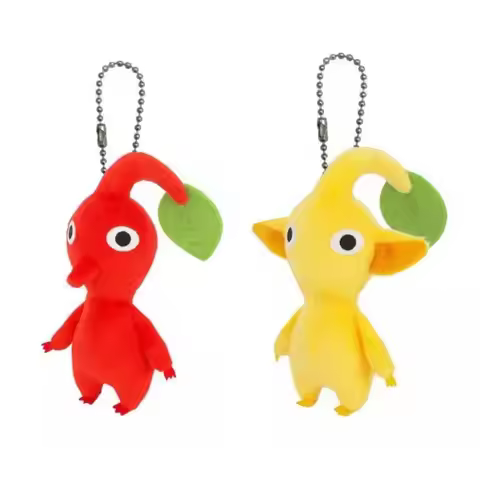 New Cute Game PIKMIN Plush Key Chain For Girls Boys Kids Children Toys