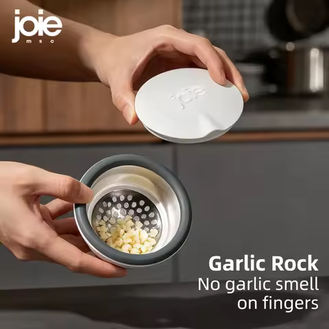 Joie Garlic Rock Rolling Garlic Crusher Zinc Alloy Garlic Press Manual Garlic Mincer Garlic Tool Mul