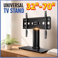 Desktop TV Stand 30-70 inches universal TV stand with armrests/bottom support is durable