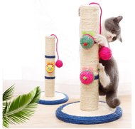 Malaysia Ready Stock Cat Scratcher With Mouse Scratch Poles Tree Board Condo House Toys