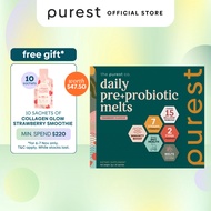 Purest Co Daily Pre+Probiotic Melts (Gut Health, Debloat & Digestion)