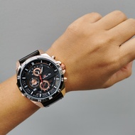 นาฬิกาข้อมือ Vava Voom สายหนัง ดูวันที่ได้ ดีไซน์สวย  พร้อมกล่อง