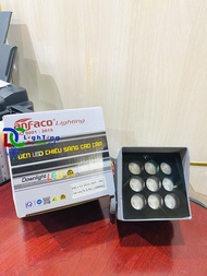 [Chính hãng] Đèn led pha vuông Anfaco 015-4W/6W/9W/12W lắp sân vườn quán coffee biệt thự nhà hàng
